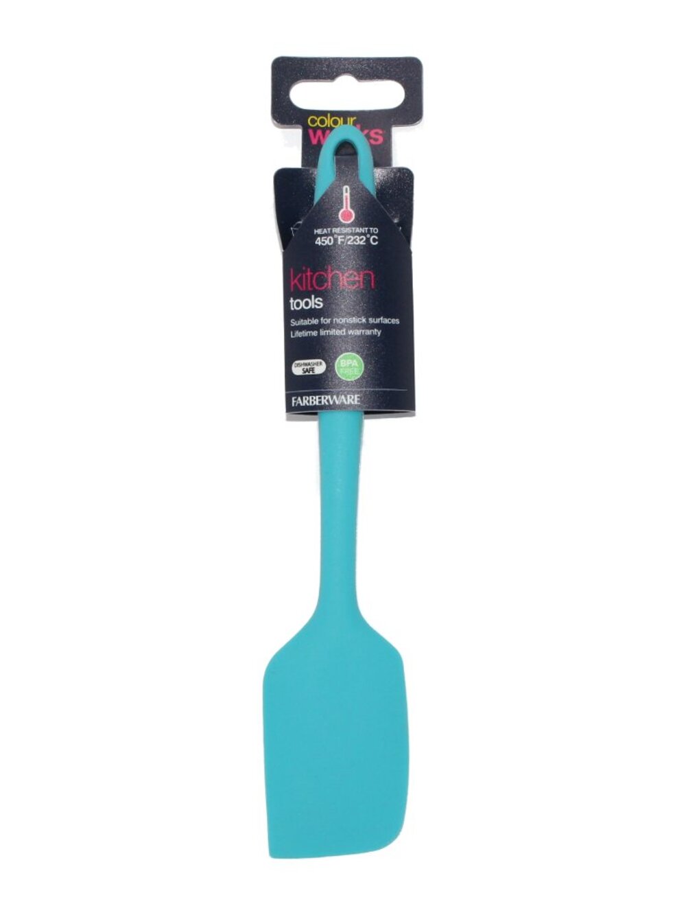 Farberware Colourworks 8" Mini Nylon Core Silicone Spatula Scraper